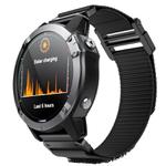 For Garmin QuickFit 26mm Kalebol Loop Nylon Buckle Watch Band(Black)