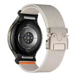 For Samsung Galaxy Watch 7 / 6 / 5 / 4 Press Button Connector Parachute Buckle Elastic Nylon Watch Band(Starlight)