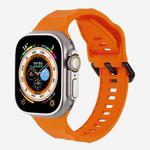 For Apple Watch 46mm / 49mm / 45mm / 44mm Kalebol Ripple Sports Silicone Strap(Orange)