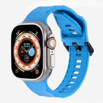 For Apple Watch 42mm / 41mm / 40mm / 38mm Kalebol Ripple Sports Silicone Strap(Blue)
