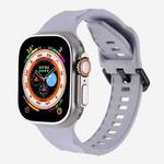 For Apple Watch 42mm / 41mm / 40mm / 38mm Kalebol Ripple Sports Silicone Strap(Space Grey)