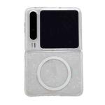 For Huawei Pura X Pearlescent Shell Texture MagSafe Phone Case(Beige)