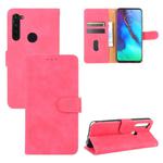 For Motorola Moto G Stylus / G Pro Solid Color Skin Feel Magnetic Buckle Horizontal Flip Calf Texture PU Leather Case with Holder & Card Slots & Wallet(Rose Red)