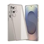 For Samsung Galaxy S25 Ultra 5G GKK Semi-transparent Skin Feel PC Phone Case(Titanium Grey)