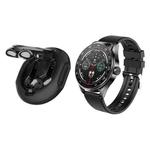 D9 1.46 inch 2 in 1 Bluetooth Earphone Smart Watch, Support Bluetooth Call / NFC / Heart Rate(Black)