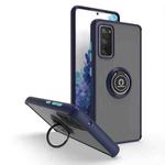 For Samsung Galaxy S20 FE 5G Q Shadow 1 Series TPU + PC Phone Case with Ring(Royal Blue)