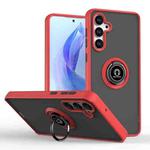 For Samsung Galaxy M55 / F55 / C55 5G Q Shadow 1 Series TPU + PC Phone Case with Ring(Red)