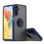 For Samsung Galaxy M14 5G / F14 5G Q Shadow 1 Series TPU + PC Phone Case with Ring(Royal Blue)