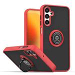 For Samsung Galaxy M15 5G / F15 5G Q Shadow 1 Series TPU + PC Phone Case with Ring(Red)