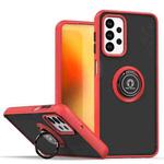For Samsung Galaxy M23 / F23 / A23 4G Q Shadow 1 Series TPU + PC Phone Case with Ring(Red)