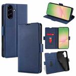 For Samsung Galaxy A56 5G Ultra-thin Voltage Side Buckle Horizontal Flip Leather Phone Case(Blue)
