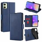 For Samsung Galaxy A05 4G Ultra-thin Voltage Side Buckle Horizontal Flip Leather Phone Case(Blue)