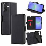 For Samsung Galaxy A36 5G Ultra-thin Voltage Side Buckle Horizontal Flip Leather Phone Case(Black)
