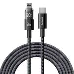 Baseus Display 20W Type-C to 8 Pin Fast Charging Cable, Length:2m(Black)