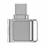Type-C 3.0 to TF Card High Speed Mini Card Reader(Silver)