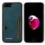 For iPhone 7 Plus / 8 Plus Forwenw F5 Series Integrated Card Bag Phone Case(Green)