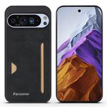 For Google Pixel 9 / 9 Pro Forwenw F5 Series Integrated Card Bag Phone Case(Black)