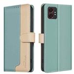 For Samsung Galaxy XCover 7 Pro Color Matching RFID Anti-theft Leather Phone Case(Green)