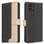 For Samsung Galaxy XCover 7 Pro Color Matching RFID Anti-theft Leather Phone Case(Black)