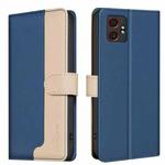 For Samsung Galaxy XCover 7 Pro Color Matching RFID Anti-theft Leather Phone Case(Blue)