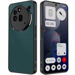 For Nothing Phone 3a Pro Ultra-thin Plain Skin Leather Phone Case(Green)