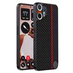 For Nothing CMF Phone 2 Pro Ultra-thin Carbon Fiber Texture Printing Phone Case(Black Red)