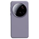 For Xiaomi 15 Ultra Liquid Silicone Skin-friendly Shockproof Phone Case(Lavender Grey)
