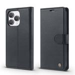 For iPhone 13 Pro Max Forwenw F6 Series RFID Leather Phone Case(Black)