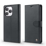 For iPhone 12 Pro Max Forwenw F6 Series RFID Leather Phone Case(Black)