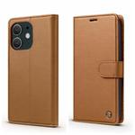 For iPhone 12 mini Forwenw F6 Series RFID Leather Phone Case(Brown)