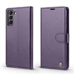 For Samsung Galaxy S21 5G Forwenw F6 Series RFID Leather Phone Case(Purple)
