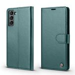 For Samsung Galaxy S21 5G Forwenw F6 Series RFID Leather Phone Case(Green)