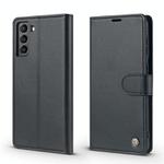 For Samsung Galaxy S21 5G Forwenw F6 Series RFID Leather Phone Case(Black)