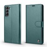 For Samsung Galaxy S21+ 5G Forwenw F6 Series RFID Leather Phone Case(Green)
