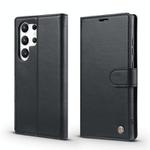 For Samsung Galaxy S23 Ultra 5G Forwenw F6 Series RFID Leather Phone Case(Black)