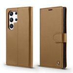 For Samsung Galaxy S25 Ultra 5G Forwenw F6 Series RFID Leather Phone Case(Brown)