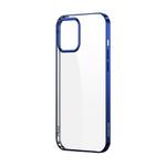 For iPhone 12 / 12 Pro JOYROOM New Beautiful Series Shockproof TPU Plating Protective Case(Blue)