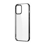 For iPhone 12 Pro Max JOYROOM New Beautiful Series Shockproof TPU Plating Protective Case(Black)