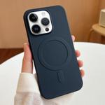 For iPhone 12 Pro Max Stripe MagSafe TPU Phone Case(Dark Blue)