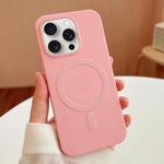 For iPhone 15 Pro Max Stripe MagSafe TPU Phone Case(Pink)
