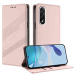 For OnePlus Ace 5 Ultra Embossed Multi-functional Wallet Retro Leather Phone Case(Pink)
