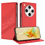 For OPPO Find X8 Pro Embossed Multi-functional Wallet Retro Leather Phone Case(Red)