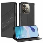 For OPPO A5 Pro Global Embossed Multi-functional Wallet Retro Leather Phone Case(Black)