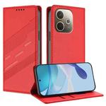 For OPPO A5 Pro Global Embossed Multi-functional Wallet Retro Leather Phone Case(Red)