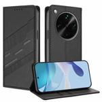 For OPPO Find X8 Ultra Embossed Multi-functional Wallet Retro Leather Phone Case(Black)