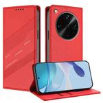 For OPPO Find X8 Ultra Embossed Multi-functional Wallet Retro Leather Phone Case(Red)