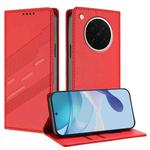 For OPPO Find X8s Embossed Multi-functional Wallet Retro Leather Phone Case(Red)