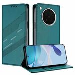 For OPPO Find X8s Embossed Multi-functional Wallet Retro Leather Phone Case(Dark Green)