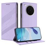 For OPPO Find X8s Embossed Multi-functional Wallet Retro Leather Phone Case(Light Purple)