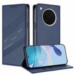 For OPPO Find X8s Embossed Multi-functional Wallet Retro Leather Phone Case(Dark Blue)